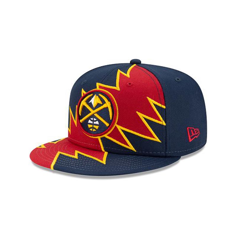 NBA Denver Nuggets Flash 9Fifty Snapback (CJJ7642) - Blue New Era Caps